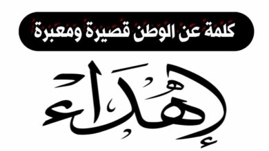 كلمة عن الوطن قصيرة ومعبرة | أجمل عبارات وخواطر عن حب الوطن الغالي
