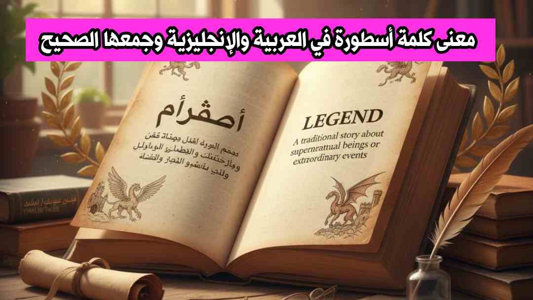 معنى كلمة أسطورة في العربية والإنجليزية وجمعها الصحيح