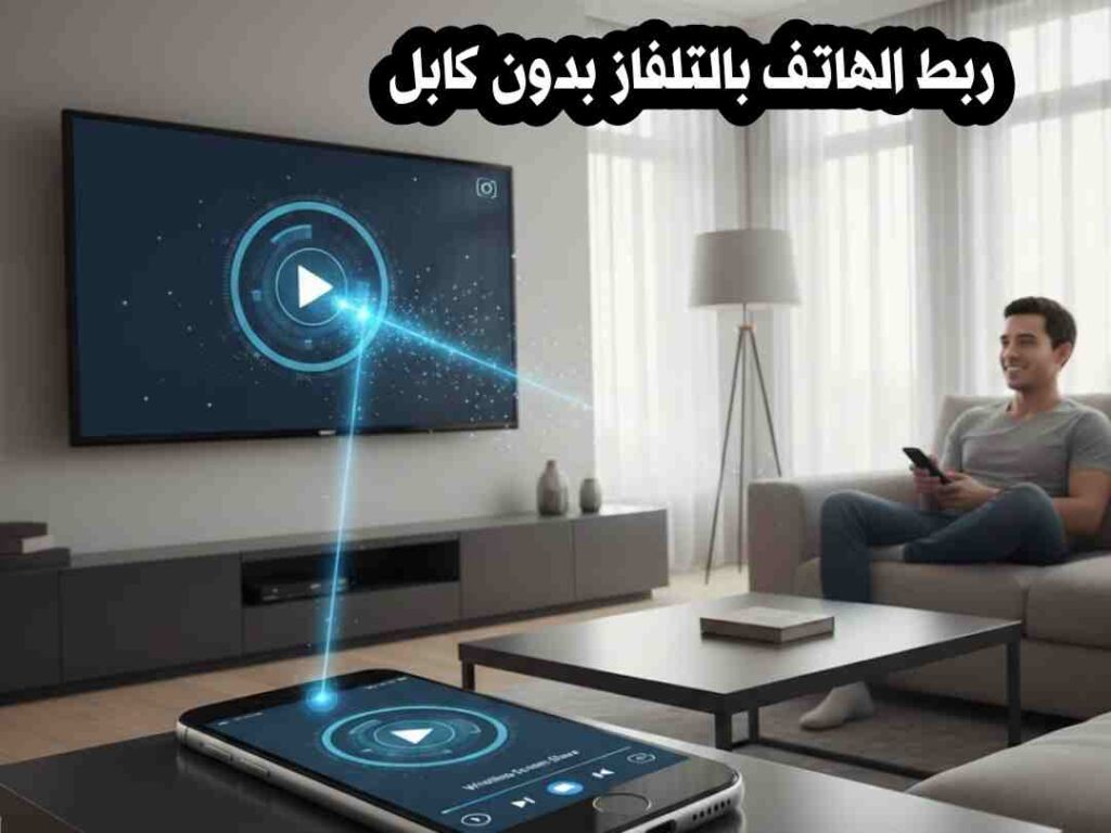 كيفية ربط الهاتف بالتلفاز بدون كابل