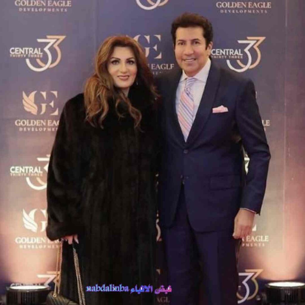 هاني رمزي وزوجته 