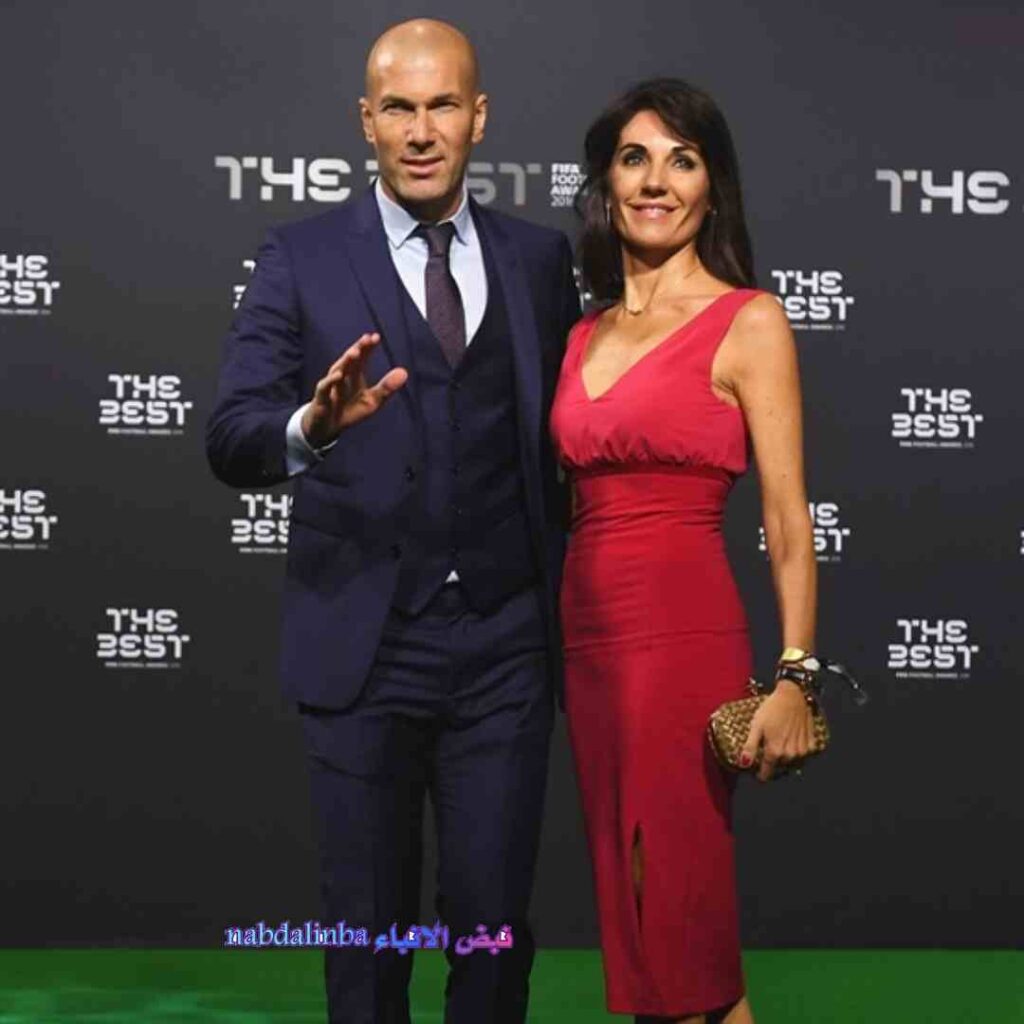جنسية زوجة زين الدين زيدان ومن هي