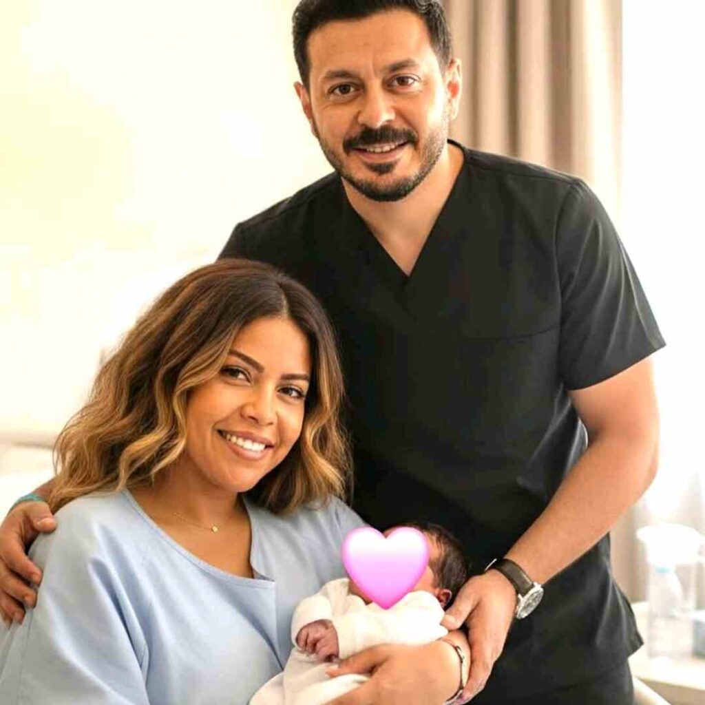 هدى الناظر وزوجها واولادها