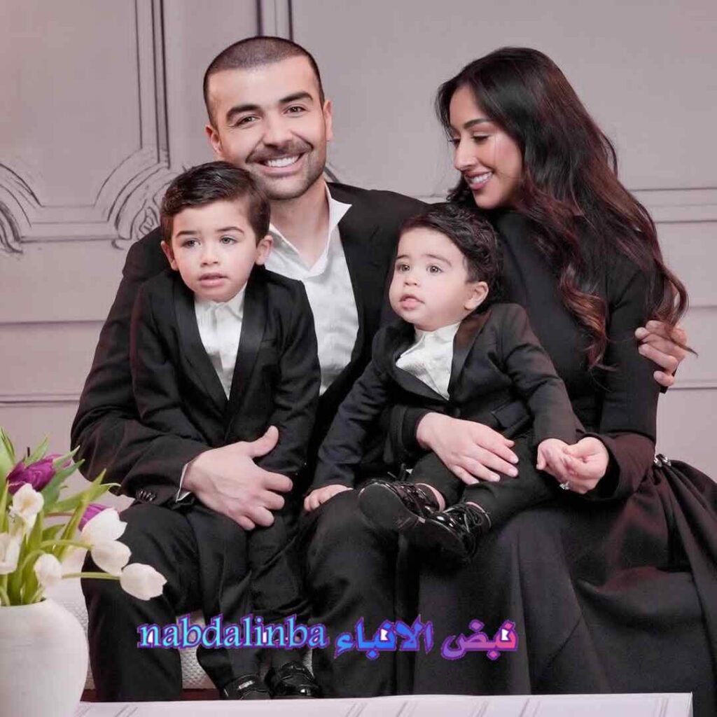 فرح الهادي وزوجها واولادها