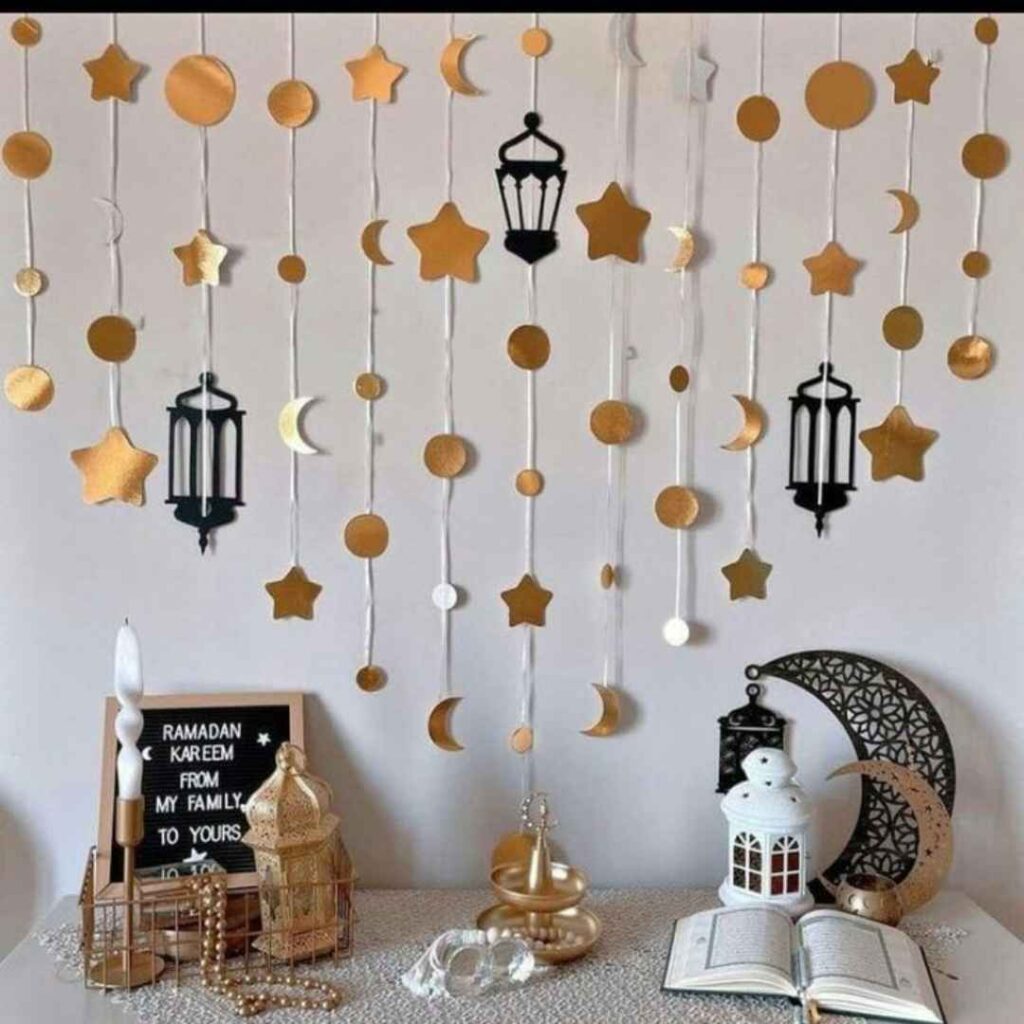 تزيين المنزل بزينة رمضان